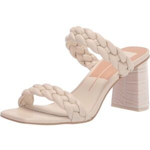 Dolce Vita Women’s Paily Heeled Sandal in Ivory Stella Size 8.5
